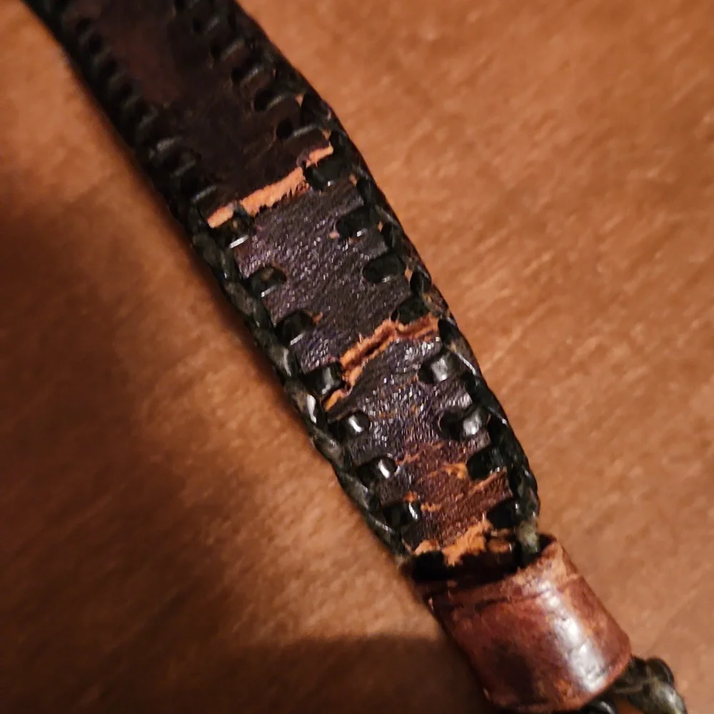 Vintage 1920s Elegant Brown Leather Handbag - Picture 3 of 12